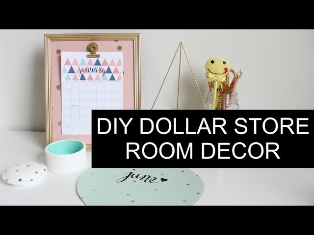 DIY Dollar Tree Room Decor | Tumblr Inspired