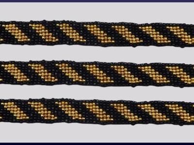 DIY | Freundschaftsarmband weben | Bead loom beaded bracelet with seed beads