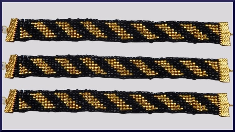 DIY | Freundschaftsarmband weben | Bead loom beaded bracelet with seed beads
