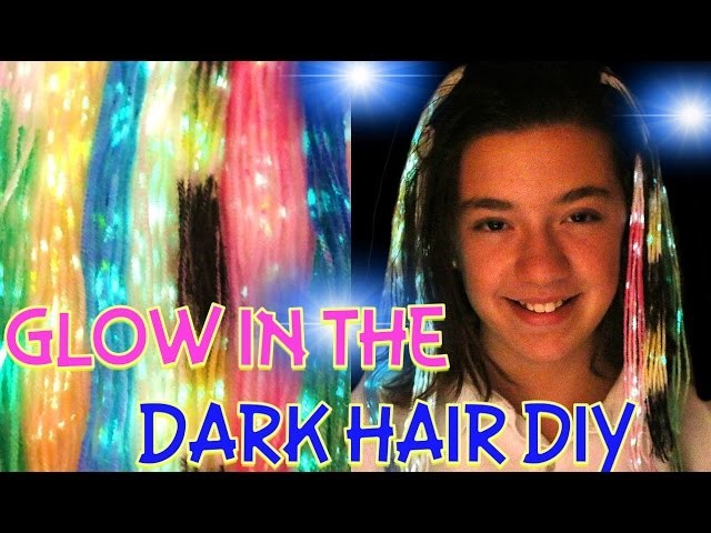 DIY GLOW IN THE DARK HAIR IN 3 MINUTES