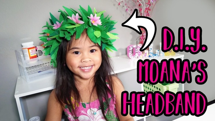 DIY Moana Headband | Flower Headband Craft