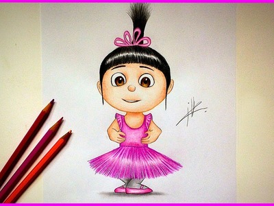 Drawing Agnes from Despicable me