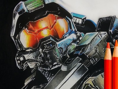 Drawing the Master Chief from HALO