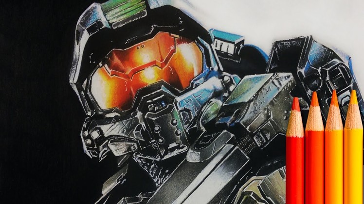 Drawing the Master Chief from HALO