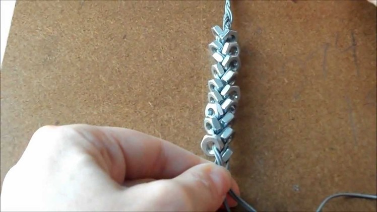 Easy DIY Hex Nut Bracelet