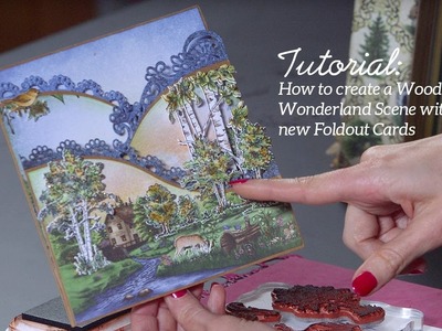 EZ Technique to Create a Nature Scene with Foldout Cards -Woodsy Wonderland