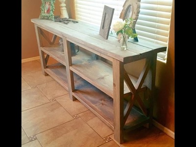 Farm style Console table or sofa. entry - whatever you want it to be!