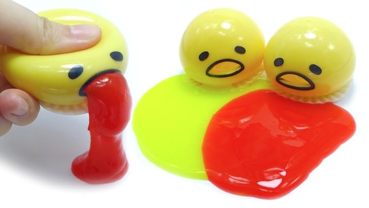 Gudetama Vomit Slime Squeeze Toy