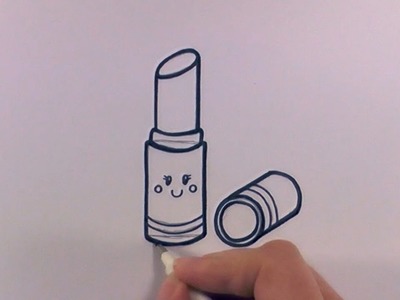 How to Draw a Cartoon Lipstick