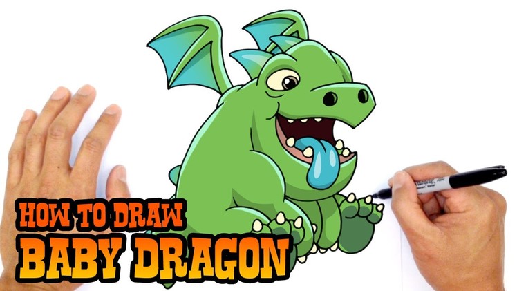 How to Draw Baby Dragon | Clash Royale