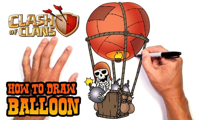 How to Draw Balloon | Clash of Clans