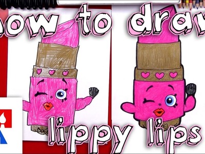 How To Draw Lippy Lips Shopkins