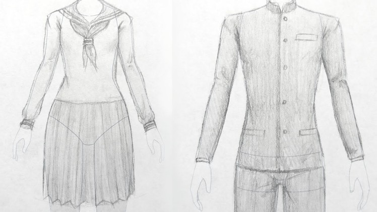 How to Draw Manga: School Uniforms (Japanese Style)