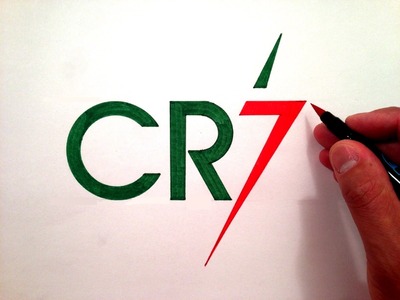 How to Draw the Cristiano Ronaldo CR7 Logo