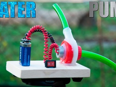 How to Make a Water Pump [Water Turbine]