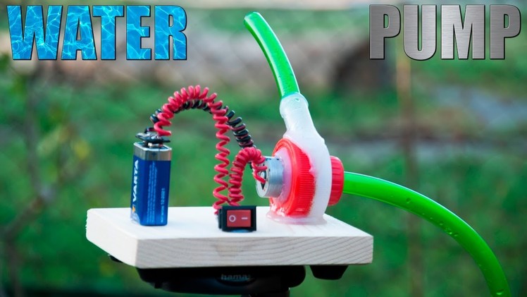 How to Make a Water Pump [Water Turbine]