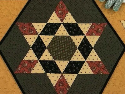Make a Table Topper Quilt with Ozark Star Pattern