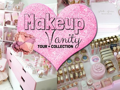 Makeup Vanity - Tour and Collection Part 1! SLMissGlam♥♥
