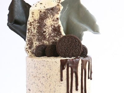 Oreo Frosting and Chocolate Flag Cake- Rosie's Dessert Spot