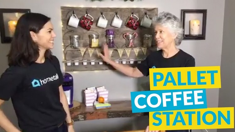 Pallet Coffee Station