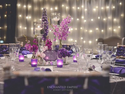 Purple + Silver Wedding, styled by Enchanted Empire, Event Artisans