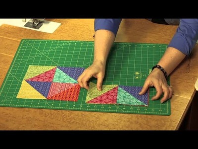 Quilting Quickly - Brava Triangle Squares Quilt