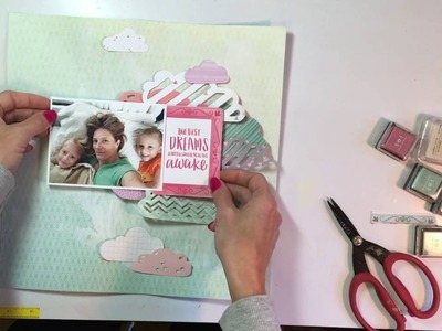 Scrapbooking Process #31- "Cuddle Club" for Just Nick