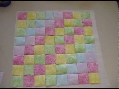 Sew 64 squares in 1 Minute