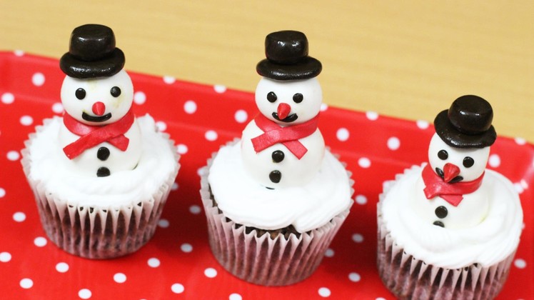 Snowman Cupcakes - Christmas Special