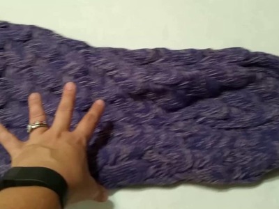 TEESUNG Handmade Knitted Mermaid Tail Blanket