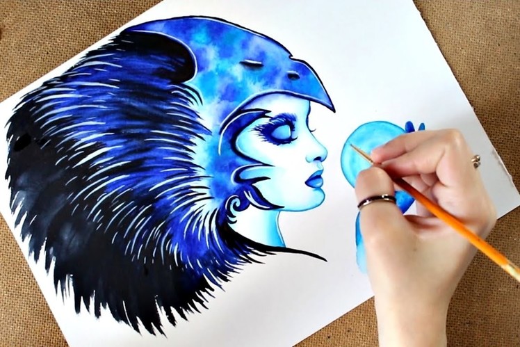 Voices Of Rapture Watercolor Speed Painting + Art News :3