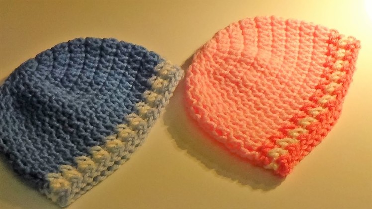 Adorable Crocheted Baby Hat (Free Pattern)