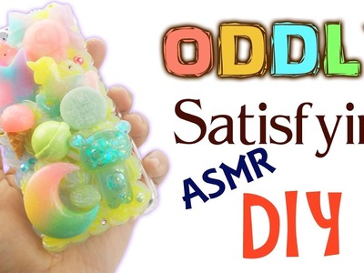 ASMR CRAFTING GALAXY PASTEL PHONE CASE ODDLY SATISFYING DIY  Slime Jelly stress relief tingles