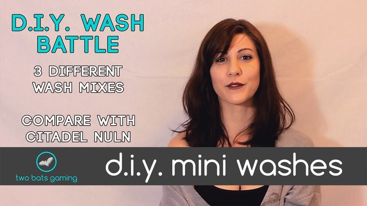 Boardgame D.I.Y. #3- Cheap & Easy DIY Mini Washes.Shades Tutorial