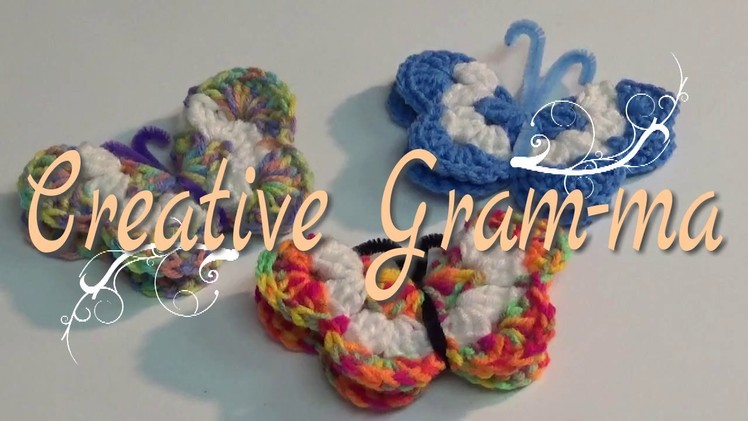 Crochet Butterfly Magnet - Craft Show Favorite (Quick and Easy)