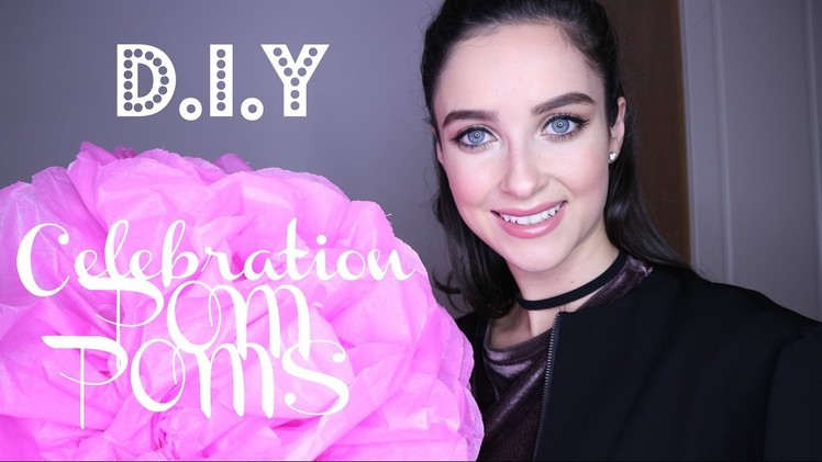 DIY | Celebration Pom Poms | How to Tutorial | Easy Tissue Paper Craft |