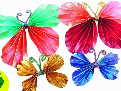 DIY CUTE  PAPER BUTTERFLIES