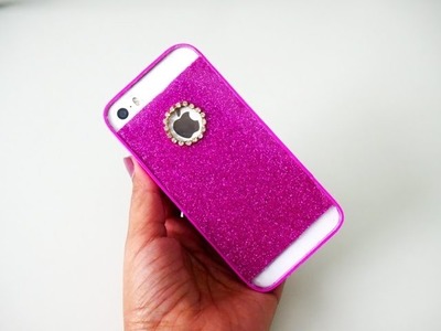 DIY Glitter Clear Cell Case | Anti-Fall Shimmering Glitter Cell Case