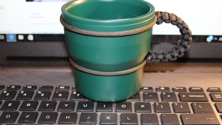 DIY Green Cup Paracord Handle Tutorial