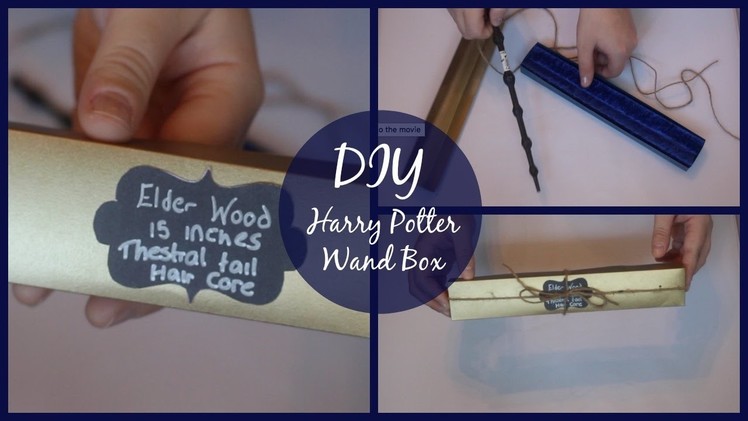 DIY Harry Potter Wand Box! | Harry Potter prop easy craft