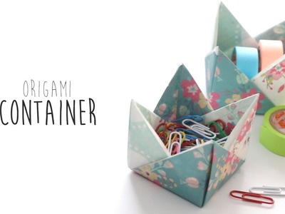 DIY: Origami Container