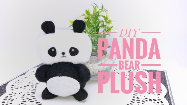 DIY Panda Bear Plush From Scratch Tutorial