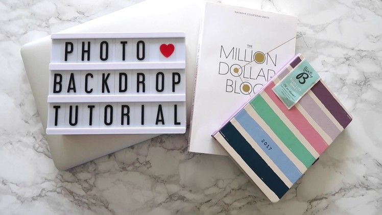 DIY PHOTO BACKDROP FOR BLOGGERS