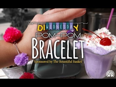 DIY Pom Pom Bracelet