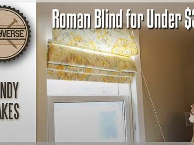 DIY Roman Blind for Under $30