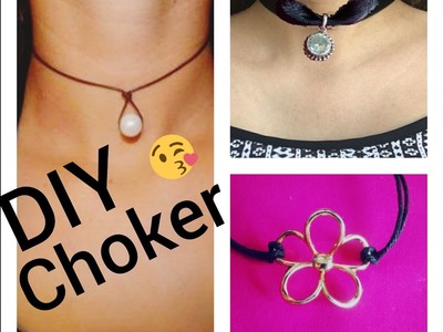 Easy & Quick DIY Choker Necklaces