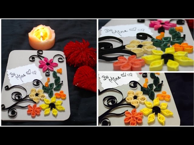 Easy Valentine's day DIY card tutorial | Quilling for beginners | Paper crafts | Valentine's decor