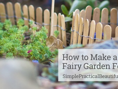 Fairy Garden Fence