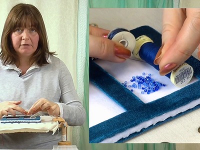 Hand Embroidery - Applying seed beads