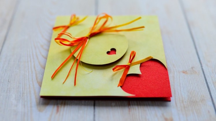 How to Make - Greeting Card Valentine's Day Hearts - Step by Step DIY | Kartka Walentynkowa